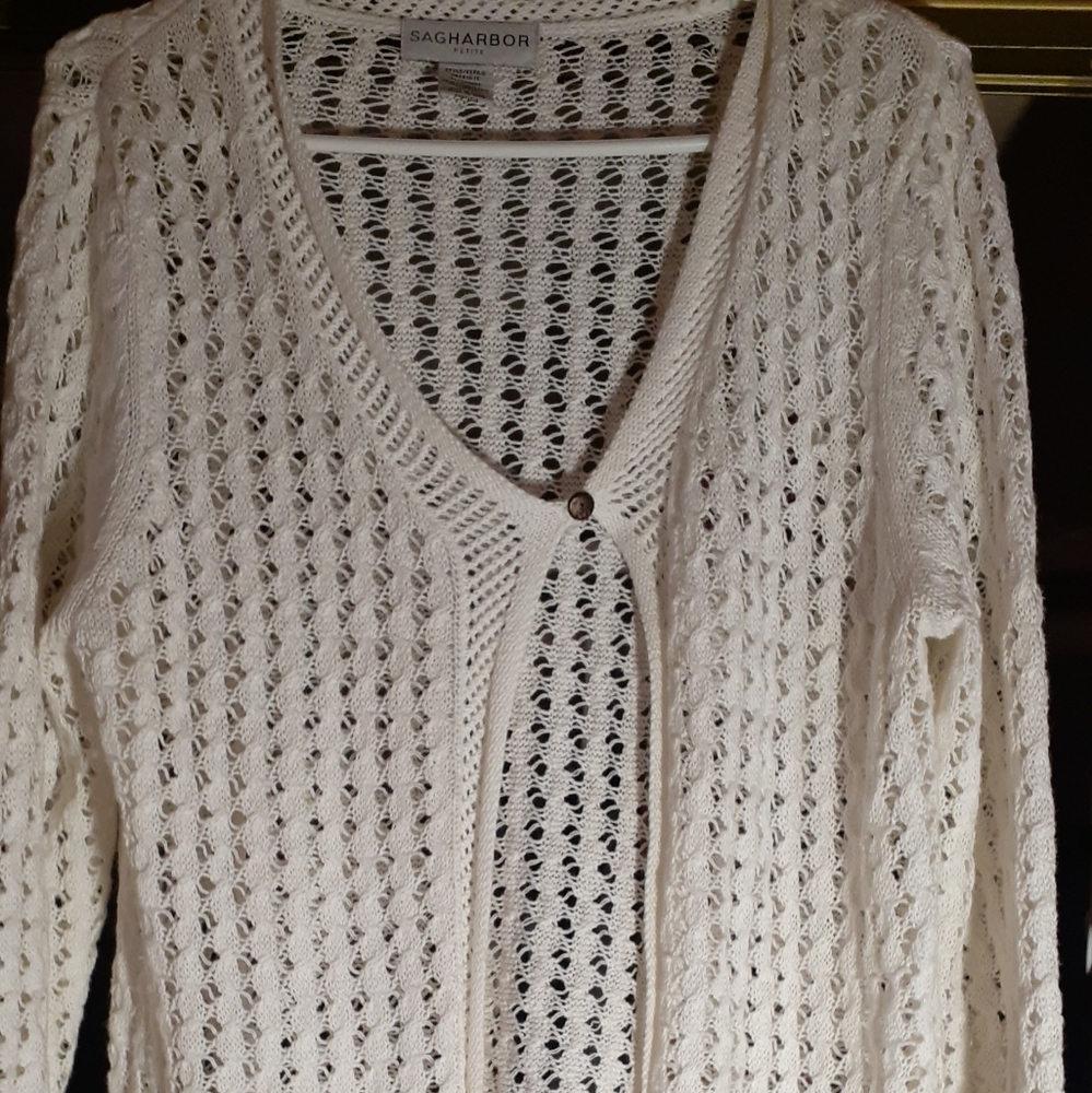 White Cardigan
